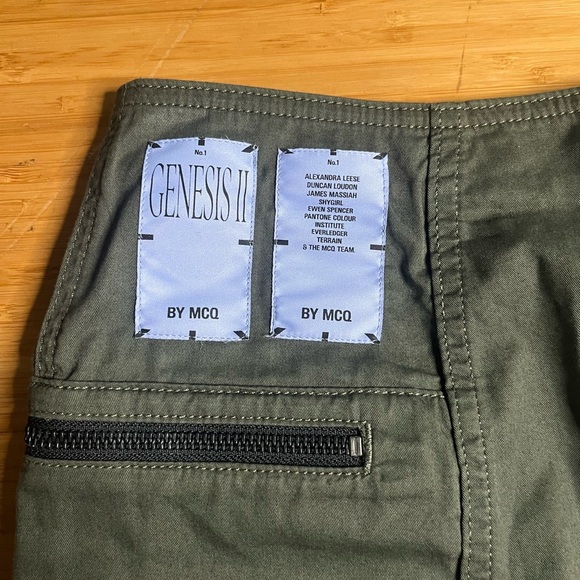 EUC MCQ Alexander McQueen- Green Military Pocket Skirt. Size S - Picture 11 of 13